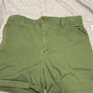 Women’s Green Casual Shorts